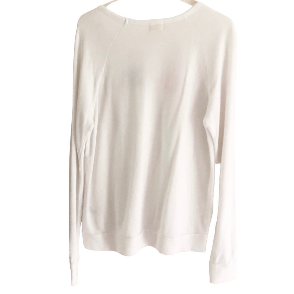 SUNDRY French Terry Sweatshirt Lovers Graphic Pullover Size Medium - Picture 4 of 8